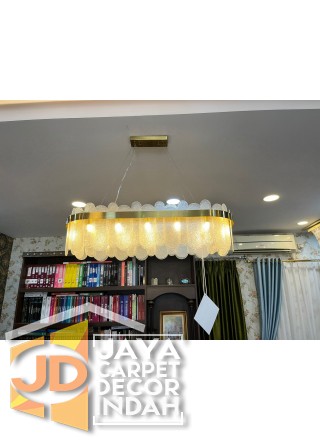 Lampu Crystal Panjang Minimalis